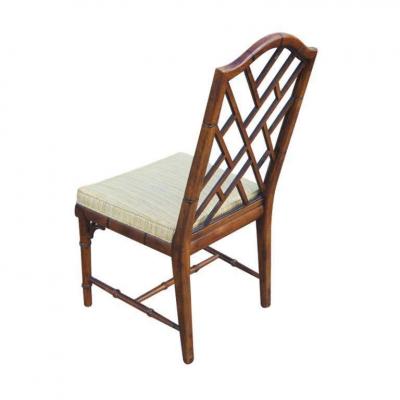  Century Furniture Set of 6 Chinese Chippendale Dining Chairs by Century Furniture