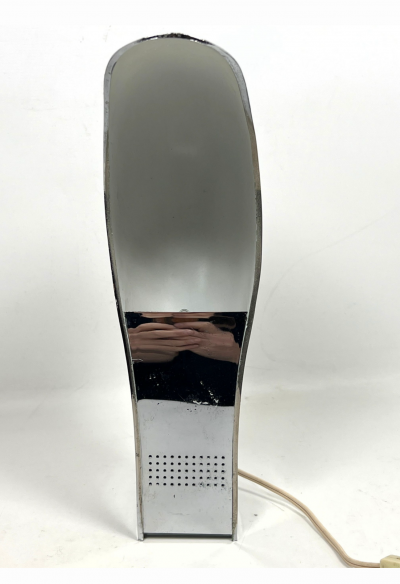  Cesare Casati and Emanuele Ponzi RARE SPACE AGE CHROMED PLASTIC PELOTA LAMP BY CASATI PONZIO FOR LAMPERTI