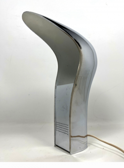  Cesare Casati and Emanuele Ponzi RARE SPACE AGE CHROMED PLASTIC PELOTA LAMP BY CASATI PONZIO FOR LAMPERTI