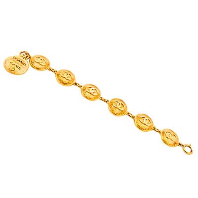  Chanel Rare Chanel Medalion Link Bracelet