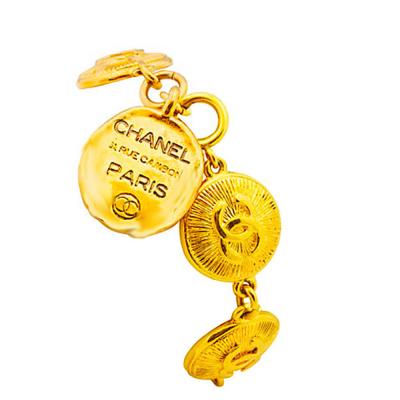  Chanel Rare Chanel Medalion Link Bracelet