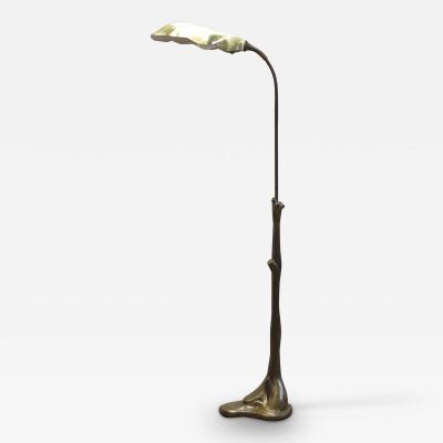  Chapman Mfg Co Chapman Floor Lamp Brass Faux Bois