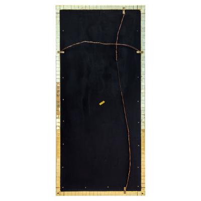  Chapman Mfg Co Chapman brass woven front mirror