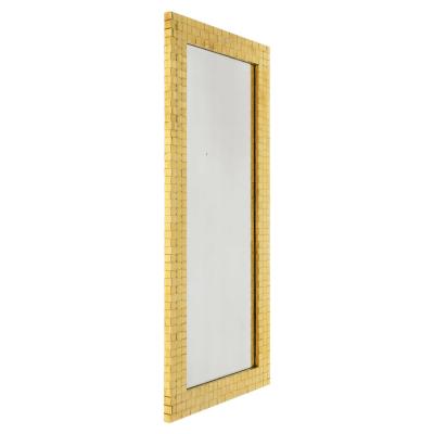  Chapman Mfg Co Chapman brass woven front mirror