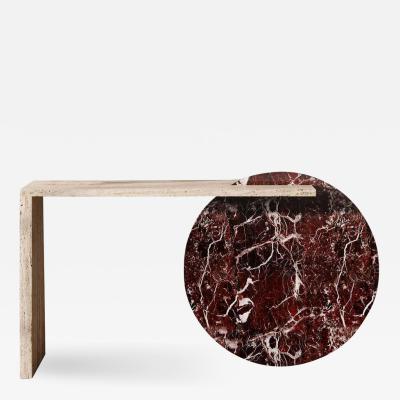  Chapter Studio GOL 001 MARBLE CONSOLE TABLE BY CHAPTER STUDIO