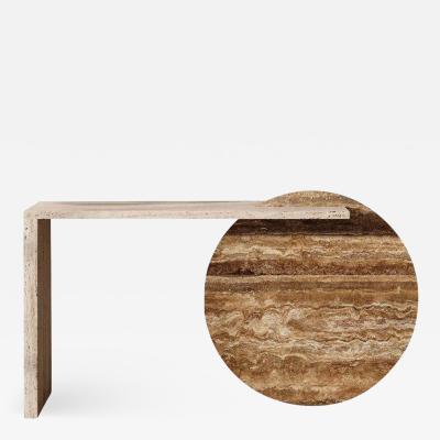  Chapter Studio GOL 001 MARBLE CONSOLE TABLE BY CHAPTER STUDIO