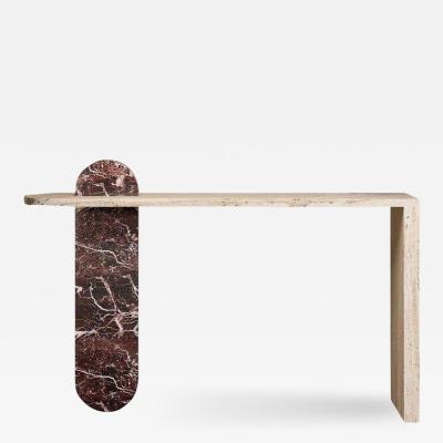  Chapter Studio GOL 002 MARBLE CONSOLE TABLE BY CHAPTER STUDIO