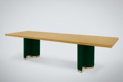  Chapter Verse Wave Dining Table