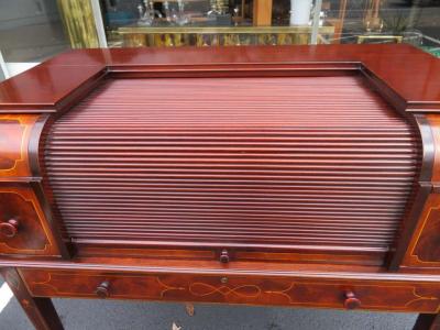  Charak Furniture Company Rare Hepplewhite Revival Mixing Table Desk Charak Furniture Co 