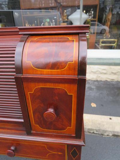  Charak Furniture Company Rare Hepplewhite Revival Mixing Table Desk Charak Furniture Co 