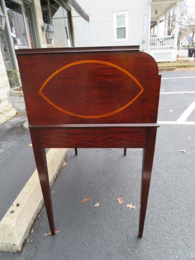  Charak Furniture Company Rare Hepplewhite Revival Mixing Table Desk Charak Furniture Co 