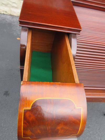  Charak Furniture Company Rare Hepplewhite Revival Mixing Table Desk Charak Furniture Co 