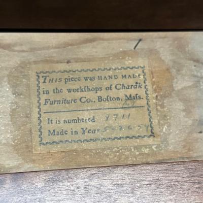  Charak Furniture Company Tommi Parzinger Charak Mid Century Modern Dining Table Bleached Mahogany