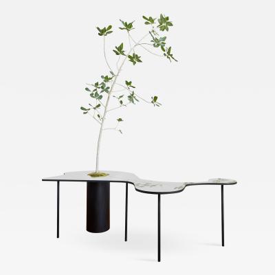  Charlap Hyman Herrero Large Pool Table with Planter