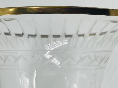  Charles Edwards Pair of Charles Edwards London Brass Hurricane Wall Sconces England 1990s