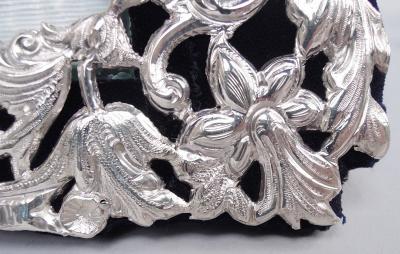  Charles Fox Co English Victorian Art Nouveau Sterling Silver Picture Frame 1899