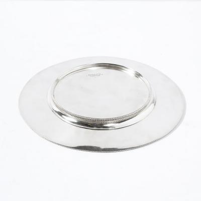  Charles L Tiffany Set of 12 Exquisite Gilded Age Sterling Silver Tiffany Charger Plates