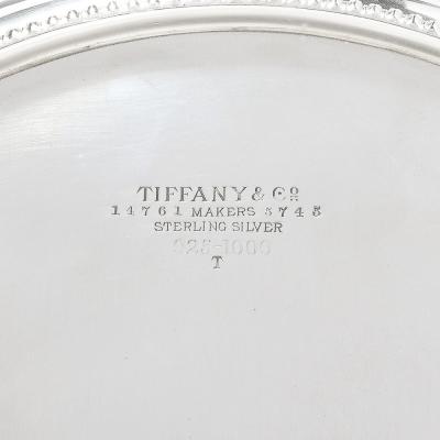  Charles L Tiffany Set of 12 Exquisite Gilded Age Sterling Silver Tiffany Charger Plates