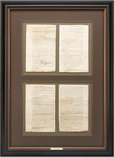  Charles Toppan 1829 Declaration of Independence Draft Engraved by Charles Toppan