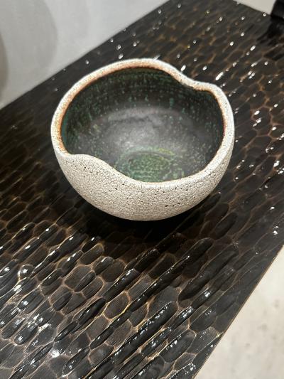  Chartrain Collection Hand Hammered Bronze and Iron Meteorites Console