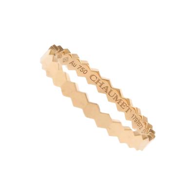  Chaumet Bee De Chaumet Band Ring in Pink Gold