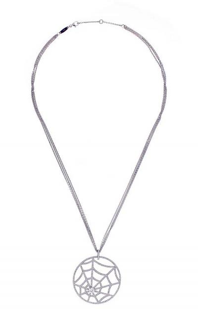  Chaumet Chaumet Attrape Moi Catch Me Spider Web Diamond Necklace