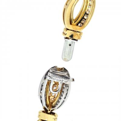  Chaumet Chaumet Emerald Platinum 18K YGDiamond And Green Emerald Ladies Necklace