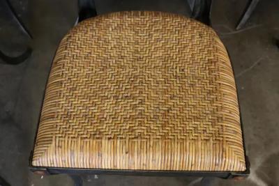  Ched Berenguer topacio Set of 10 Metal Klismos Chairs by Ched Berenguer Topacio