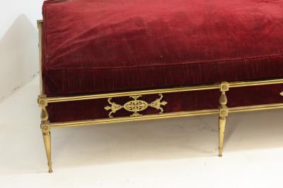  Chiavari Brass Chaise Lounge by Chiavari 1955 Italy