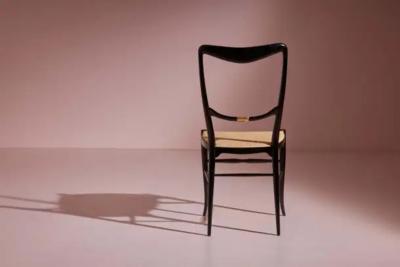  Chiavari Colombo Sanguineti set of 10 Lucciola dining chairs Chiavari Italy 1960s