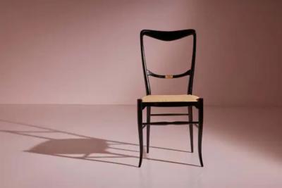  Chiavari Colombo Sanguineti set of 10 Lucciola dining chairs Chiavari Italy 1960s