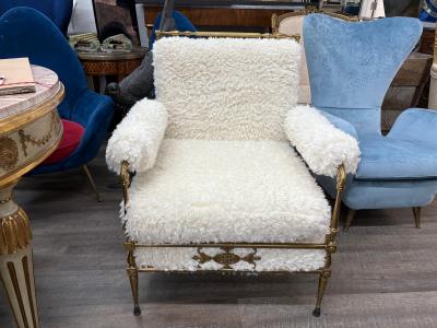  Chiavari Italian Modern Brass Chiavari Chair