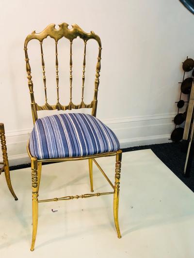  Chiavari Set of Three Stylish Italian Chairs by Chiavari