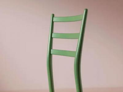  Chiavari Set of eight caned Chiavari chairs model Tre Stecche by SAC Italy 1950s