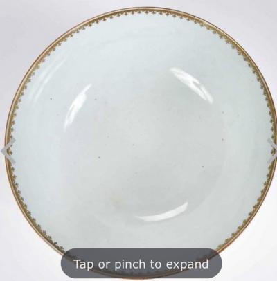  Chinese Porcelain Chinese Export Armorial Bowl Munro and Poyntz circa 1765