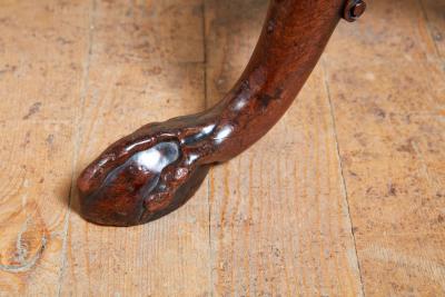  Chippendale Style Georgian Padouk Fretwork Tea Table