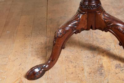  Chippendale Style Georgian Padouk Fretwork Tea Table