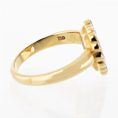  Chopard Chopard Happy Diamonds 18K Yellow Gold 0 47cttw Heart Diamond Ring