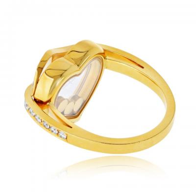  Chopard Chopard Happy Diamonds 18K Yellow Gold Happy Diamonds Heart Ring