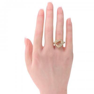  Chopard Chopard Happy Diamonds 18K Yellow Gold Happy Diamonds Heart Ring