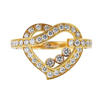  Chopard Chopard Happy Diamonds 18K Yellow Gold Happy Diamonds Heart Ring
