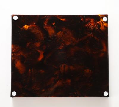  Christian Dior Christian Dior Faux Tortoise Brass Tray France c 1960 70 s