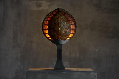  Christian Dior Christian Dior Turtle Shell Table Lamp France 1970s