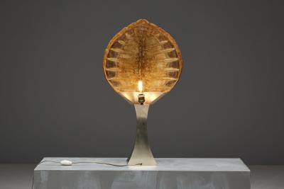  Christian Dior Christian Dior Turtle Shell Table Lamp France 1970s
