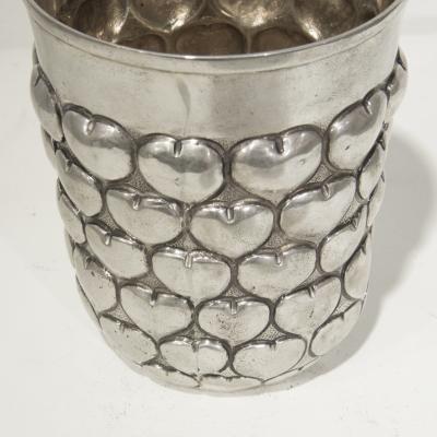  Christian Dior Goblet in silver with hearts made by Christian Dior circa 1980