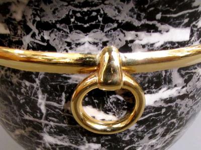  Christian Dior Pair of cache pots by Christian Dior Italy around 1980