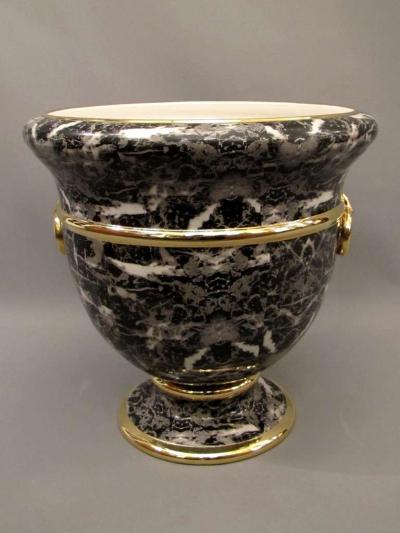  Christian Dior Pair of cache pots by Christian Dior Italy around 1980