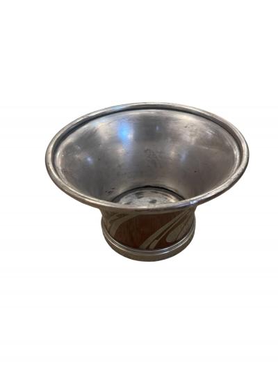  Christofle 1930s Decorative metal vase by Christofle