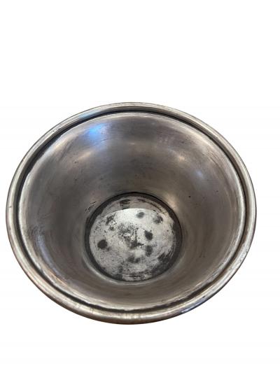  Christofle 1930s Decorative metal vase by Christofle