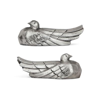  Christofle A 12 piece Art Deco silver plated knife rests set in the manner of Christofle